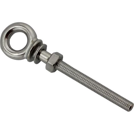 Boulons à œil en acier inoxydable Boulons à œil longs Boulons longs intégraux non soudés Boulons pivotants (6 mm) (1/3)