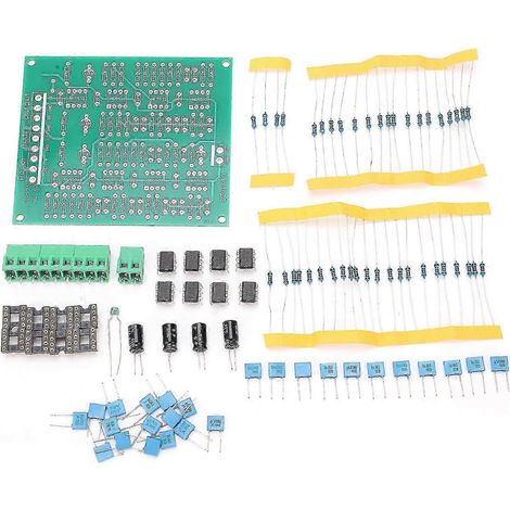 Module Préamplificateur DIY 3 Sorties NE5532 Ampli Op Double Alimentation 9-15V Filtre -24dB/Oct (1/5)