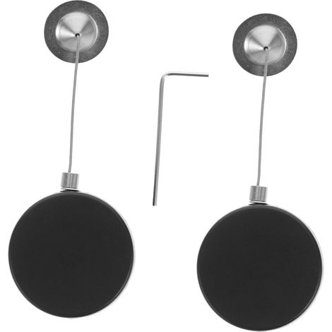 antivol rétractable en acier 2 pièces avec télécommande pour