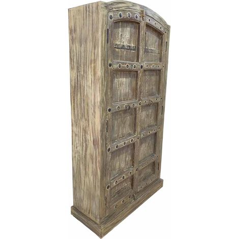 Armario de madera artesanal 90-100x37x170-195h cm (1/5)