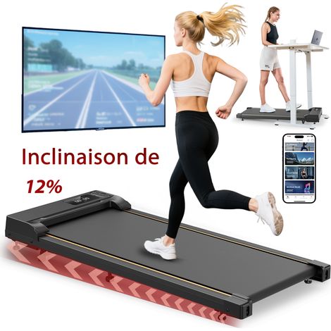 Tapis de Marche - FT31 Tapis Course, Vitesse 1-6km/h, Ultra Silencieux 400W, Inclinaison réglable 1-12% pour Maison,avec APP (1/5)