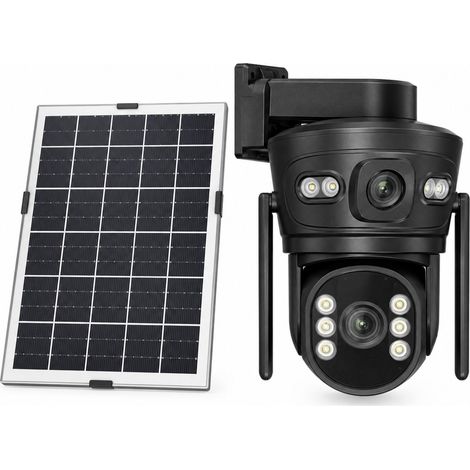 ETTROIT Telecamera Solare Wi-Fi AOV Doppia Ottica Audio Bidirezionale ET9003 (1/5)