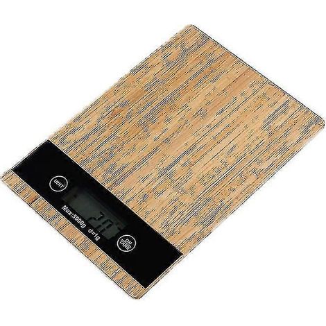 Planche à découper en bambou de 5 kg, balance de cuisine électronique (version anglaise), balance alimentaire électronique, balance en grammes. (1/5)