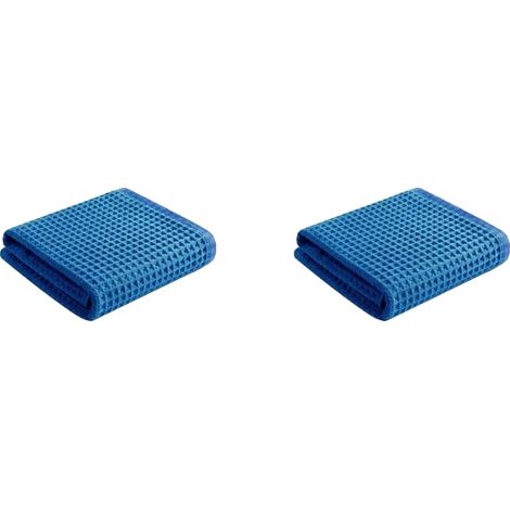 Reinigungstuch, kratzfreies Design, hochabsorbierendes Material, Blau 2PCS (1/2)
