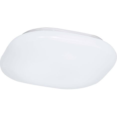 Lampada da soffitto plafoniera lampada da soggiorno lampada da sala da pranzo lampada da camera da letto, acciaio quadrato bianco, LED 18W 1506Lm bianco caldo, LxL 35x35cm (1/3)