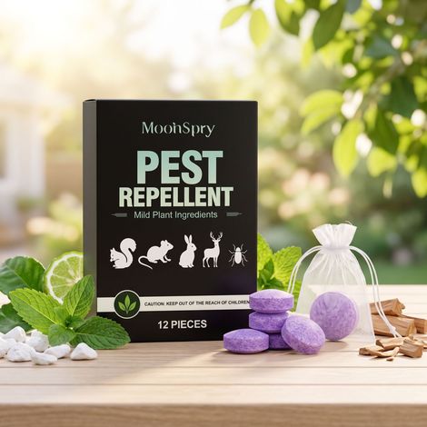 Insect Repellent Pills - Convenient for Indoor and Outdoor Use, Repelling Cockroaches, Ants, Woodlice, and More in Wardrobes and Kitchens -- 12 PIECES (1/5)