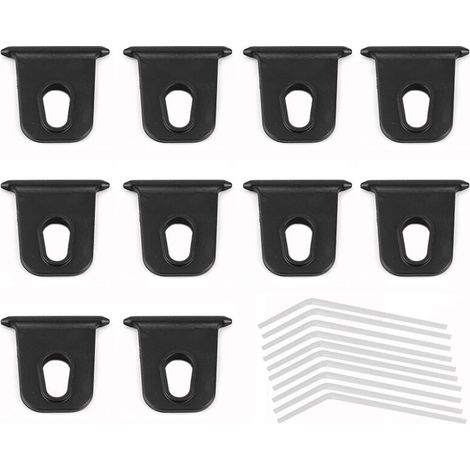 Crochets de Store Portatifs - Lot de 10 pour Organisation de Vêtements en Camping-Car (1/5)