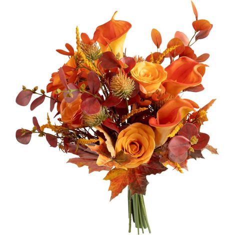 Bouquet Artificiel Automnal "James" 55cm Orange (1/3)