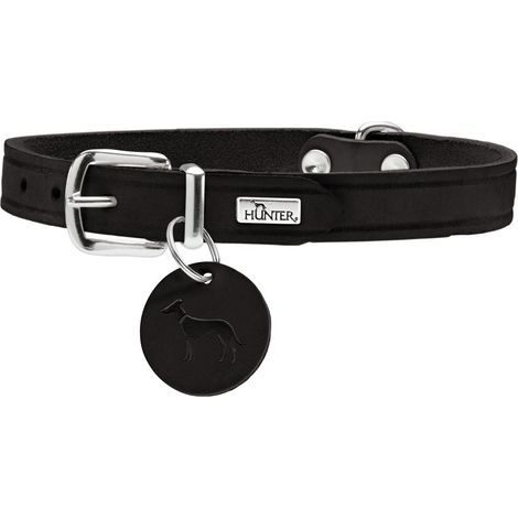 Halsband Aalborg, 60 Softvollrindleder, schwarz