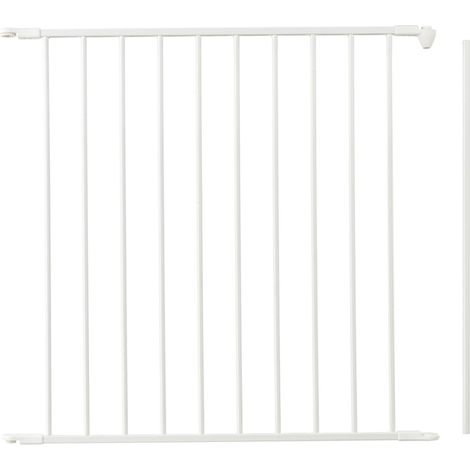 Barrera de seguridad baby dan flex extensión 72 cm acero (1/3)