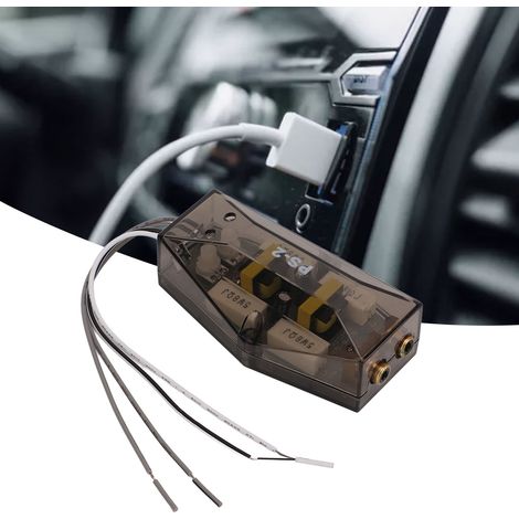 Convertisseur Audio 2 Canaux pour Amplificateur et Subwoofer - Adaptateur Impédance Universel