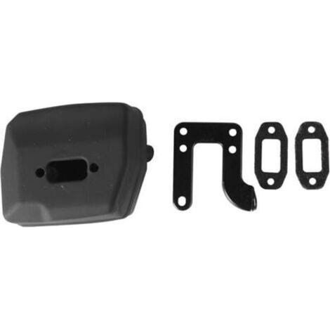 Exhaust Silencer with Mounting Plate for Husqvarna 61 66 162 266 268 272 Chainsaws 503476901 503406402, TRIMEC