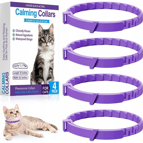 4 collari antistress ai feromoni per gatti