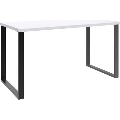 Schreibtisch 140cm in weiß, HILLSTON-43 (1/3)