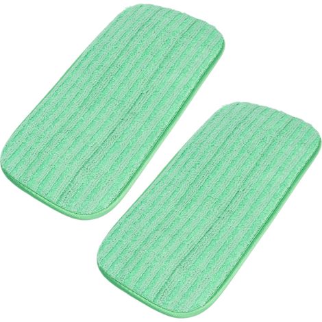 2 Recharges pour Swiffer WetJet, lingettes réutilisables sèches et humides, chiffons en microfibre pour nettoyage et dépoussiérage (1/5)