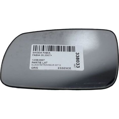 [PRODUIT D'OCCASION] Glace Retroviseur Exterieur G SKODA Fabia 2007- ♻️ Ref Oe. 6y2857521h - Garantie à vie (1/2)