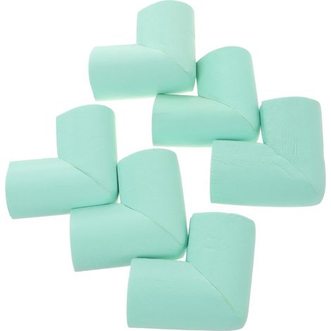 Housoutil Lot de 12 protections d'angle pour meubles, en mousse, vert (1/5)