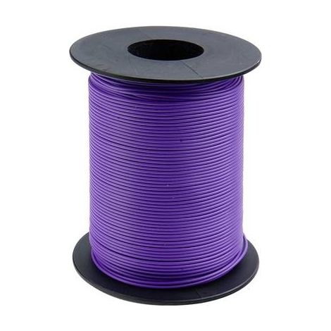 Donau Elektronik 125-S50-6 Cavo per cablaggi 1 x 0.25 mm² Violetto 50 m