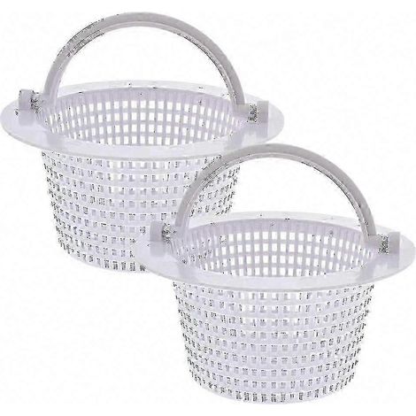 paniers de rechange avec poignées pour écumeurs muraux de piscine sur pied (version blanche) 0125 (1/5)