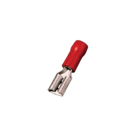 Intercable Tools Flachsteckhülse 0, 5-1qmm 6, 3x0, 8 ICIQ168FH 100 Stk