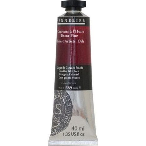Sennelier Couleurs à l'huile : 40ml Alizarinee Cramoisi-Madder Lake Profond