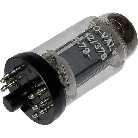 BTB Vertrieb EL 12/375 Tube électronique Pentode finale 250 V 72 mA Nombre de pôles: 8 Culot: Y8A Contenu 1 pc(s) Q34208