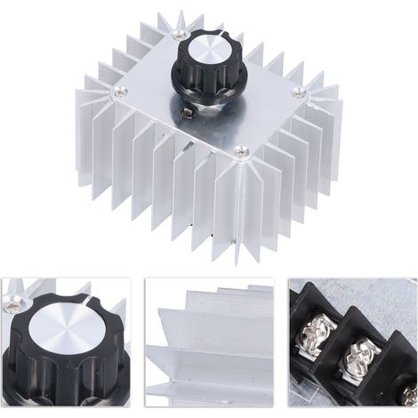 Régulateur de tension SCR importé de 5000 W, régulateur de tension électronique haute puissance, 220 V CA (1/5)