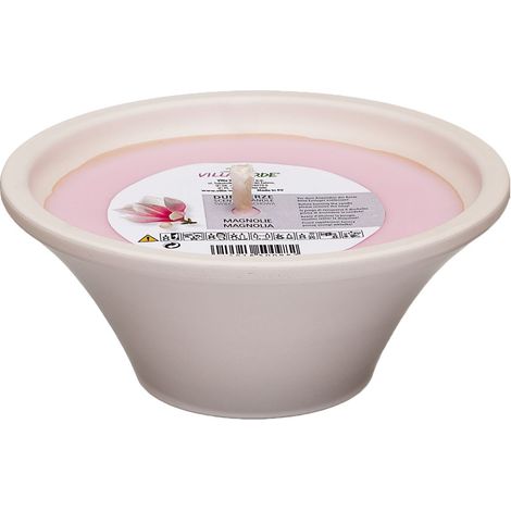 Villa Verde Duftkerze in Keramikschale Magnolie, Höhe 8 cm, Ø 18 cm Duftkerzen