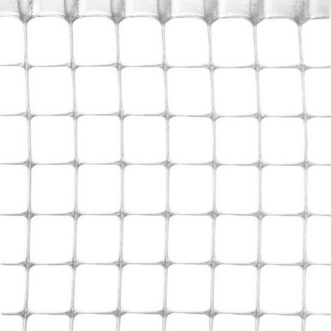 1RT RETE IN PLASTICA QUADRANET X BALCONI maglia  mm.10x10 rotolo mt.50 H. cm. 1