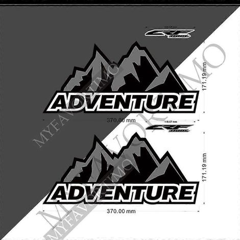 Autocollant pour moto, sacoches latérales supérieures, valise en aluminium pour Honda Africa Twin CRF1000L Adventure Sports --Africa Twin23 (1/5)