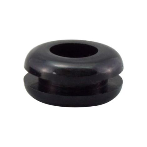 Passe-câble RS PRO, Ø câble max. 7.8mm, Ø découpe 11mm, panneau 3mm max en PVC ( Prix pour Sachet de 250 )