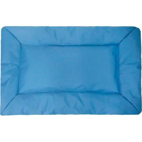Tapis de cage pliable et portable pour chien, lavable et doux, facile à transporter grâce à ses attaches en plastique. (1/2)