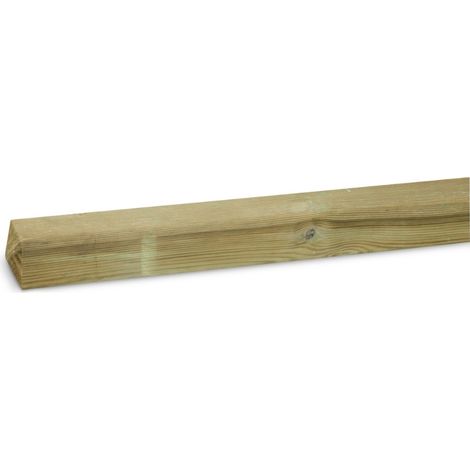 Palo 9x9x120 cm in legno impregnato in autoclave con testa a diamante
