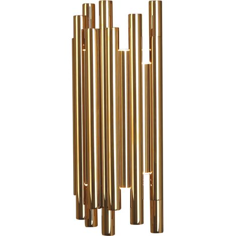 Applique decorativa a tubi ottone Maxlight Organic LED 8W (1/4)