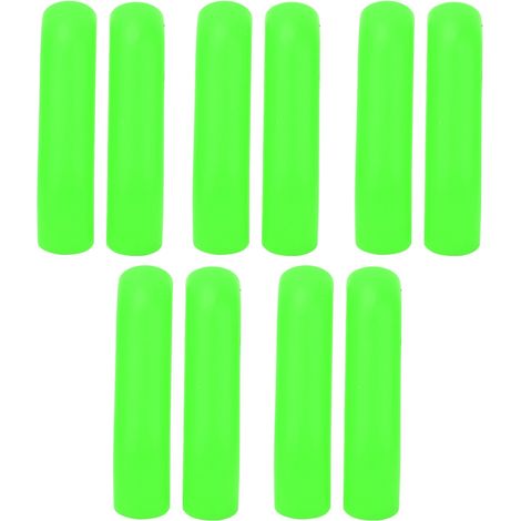 5 Paires de Protections Anti-dérapantes pour Poignées de Frein Vélo Montagne en Silicone RISK - Accessoire Vélo (Vert) (1/5)