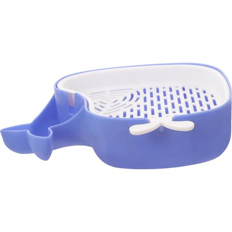 Pot en boîte pour herbe à chat, pot pour culture domestique d'herbe à chat, kit complet pour herbe à chat, usage de jardinage domestique, plastique bleu (1/5)