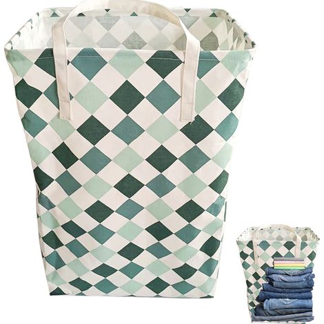 Panier À Linge Pliable - 75 L - Étanche - Poignées Renforcées - Pour Chambre À Coucher Salle De Bain Garage - 1 Pièce (1/5)