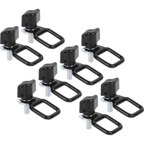 Kit de fixation rapide pour toit rigide, vis moletée, écrou, anneau de serrage, compatible Jeep M10 M8 (1/5)