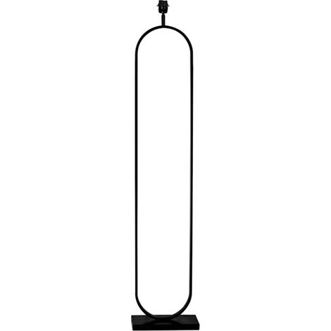 Light & Living - lámpara de pie - Jamiri - negro - metal -
