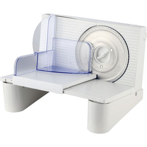 Trancheuse Professional Slicer - Venteo - 150 W - Trancheuse électrique - Pied anti-dérapants - Réglage de l'épaisseur de 0 à 15 mm - Lame en acier inoxydable de 17cm