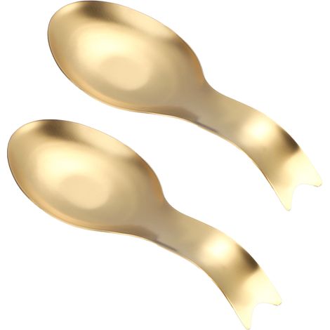 Support Cuillère - Acier Inoxydable - Pour Comptoir Cuisine Plaque De Cuisinière - 1 Pièce (1/5)