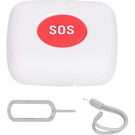 Bouton SOS Connecté Capteur Alarme Senior Interrupteur d'Aide d'Urgence Compatible Tuya Pour Maison et Hôpital (1/5)