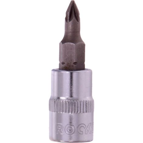 Bussola portainserti ROOKS 1/4" con inserto PZ 0 (Pozidriv) (1/2)
