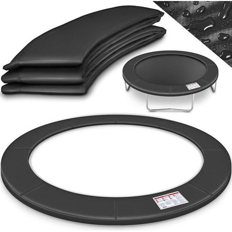 Sicherheitsmatte für Trampolin. Bezug aus 500D PVC, UV-beständig. 183 cm Durchmesser, 25 cm breit. Reißfest. (1/4)