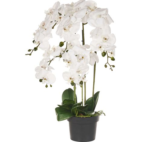 Pianta artificiale in vaso Orchidea Pianta per uso interno Decorazione in plastica 63 cm Orchid (1/5)