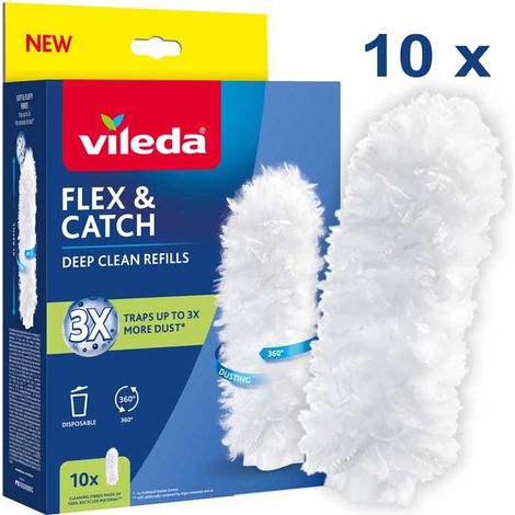Accessoire de nettoyage Vileda FlexCatch blanc 10 pièces (1/5)