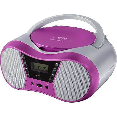ELTRA LILA-2 CD-X9B radio CD portátil Bluetooth rosa (1/2)