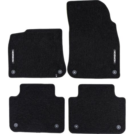 Tapis de Sol de Voiture pour VW Touareg III 2018-2025 Velours Imperméable 4Pcs (1/5)