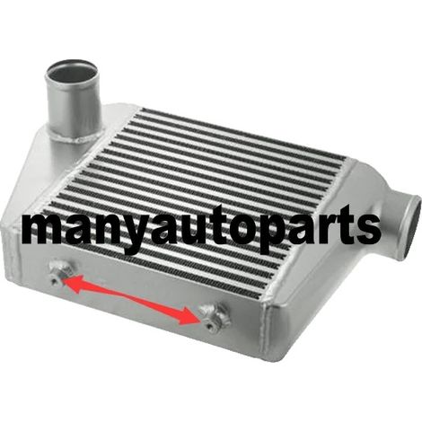 Intercooler en aluminium de 3 pouces, compatible avec Toyota Hilux 1KZ-TE, flux d'air amélioré, construction durable (1/5)