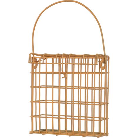 Support pour pain de graisse en métal Miel marron pour oiseaux - zolux (1/2)